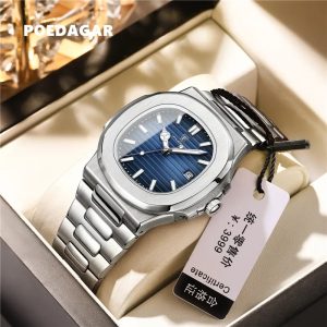 POEDAGAR High Quality Men's Quartz Watch (1 Year Warranty)