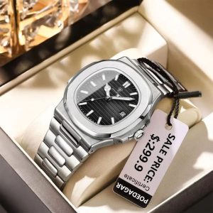 POEDAGAR High Quality Men's Quartz Watch (1 Year Warranty)