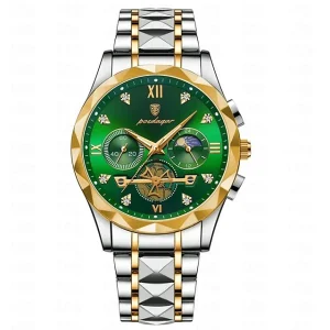 POEDAGAR High Quality Watch for Men Chronograph Waterproof Quartz Watch (2 Year Warranty)