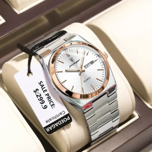 POEDAGAR High Quality Men's Watch Quartz (1 Year Warranty)