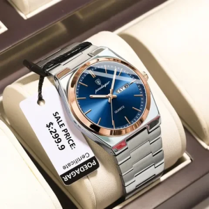 POEDAGAR High Quality Men's Watch Quartz (1 Year Warranty)