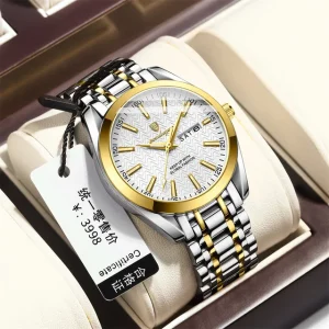 POEDAGAR High Quality Men's Watch Quartz (1 Year Warranty)