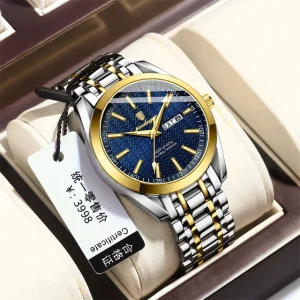 POEDAGAR High Quality Men's Watch Quartz (1 Year Warranty)