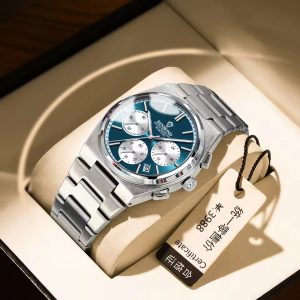 BINBOND 203 Luxury Quality Chronograph Men's Watch- Green (1 Year Warranty)