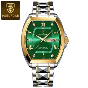 POEDAGAR 958 Luxury Stainless Steel Men's Watch (1 Year Warranty)
