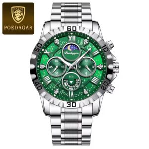 POEDAGAR 973 Luxury Fashion Chronograph Men's Watch (2 Year Warranty)