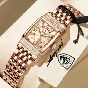 POEDAGAR 799 High Quality Women’s Quartz Watch – RoseGold Gold